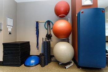 fitness equipment at 27 on 27th, Long Island City, NY